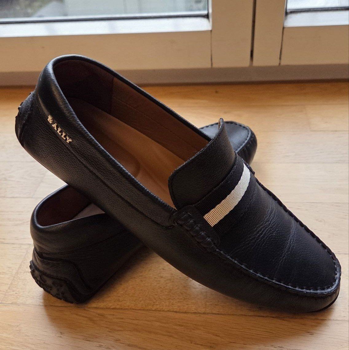 Bally Scarpe da uomo: Bally Loafer blau mit Dekor – Usato da Risch venduto da wys_2tkx 3
