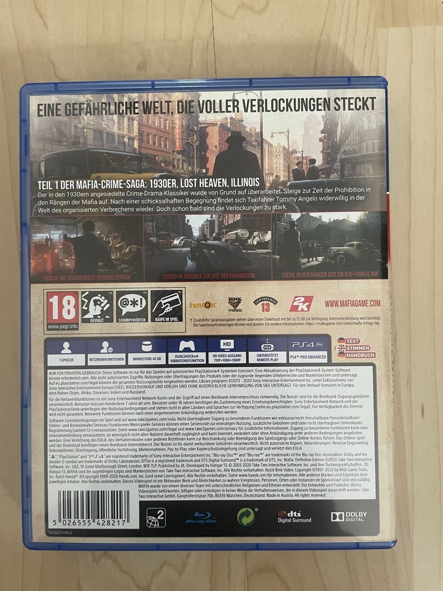 Giochi: Mafia Definitive Edition – Usato da Bern venduto da fl-phil 1