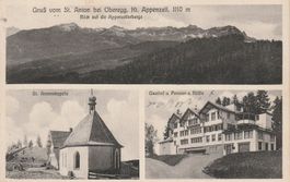 St.Anton bei Oberegg-Gasthof z.Rössle-St.Antonskapelle 1930