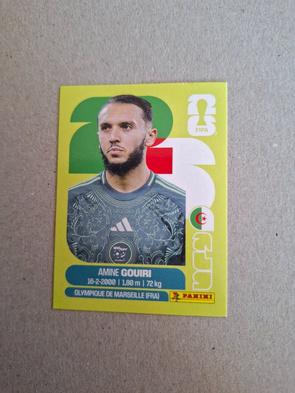 Panini Sammelbilder & Trading cards: PANINI FIFA 2026 ALG 18 – Gebraucht aus Courtelary von man_d69d