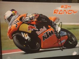 Randy Krummenmacher -  handsigniert alte 15x20cm Karte