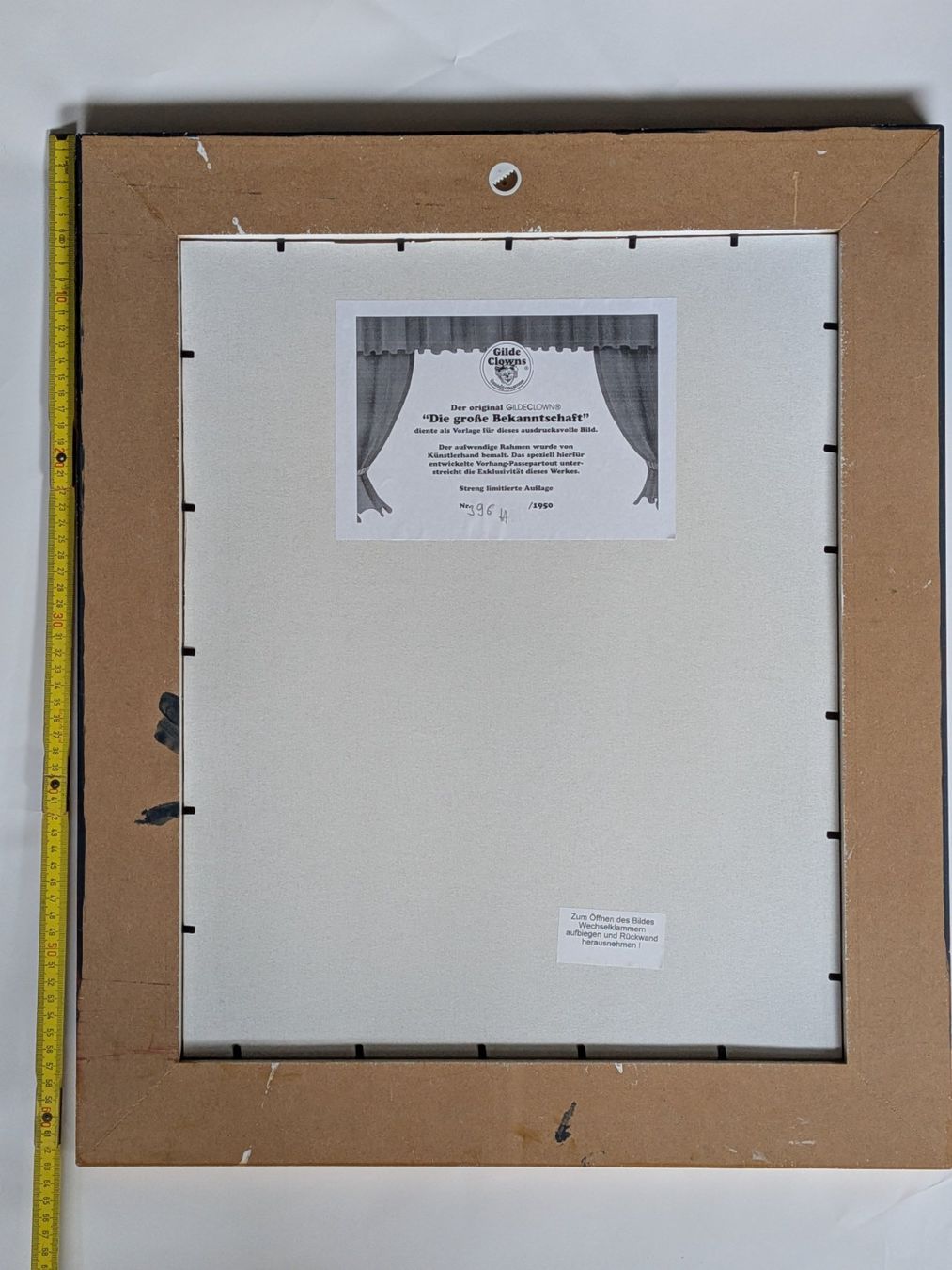 Dipinti: Original Gildeclow "Die grosse Bekanntschaft" gerahmt – Usato da Zürich venduto da vitibaba 2