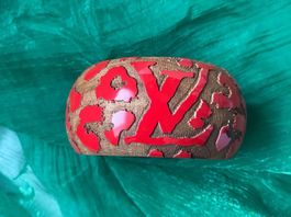 RARITÄT - stilvoller und edler LOUIS VUITTON Armreif, rot