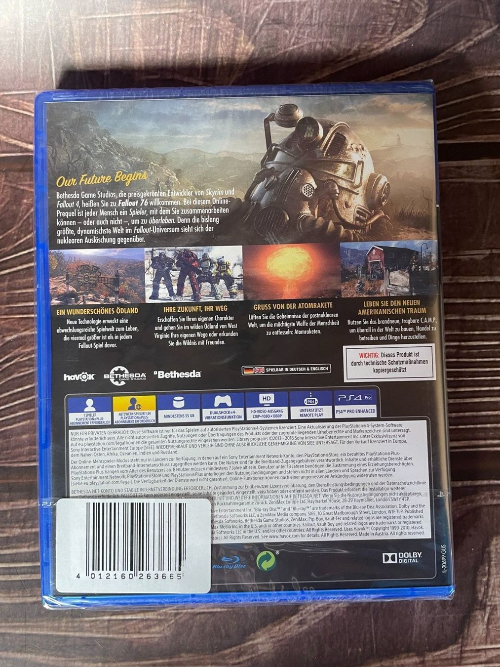 Giochi: Fallout 76 [PS4] (D)[NEU] – Nuovo e nell'imballaggio originale da Niederwil SO venduto da BlueSonic 1