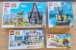 Lego 75580+75581+75582+75583 ensemble DESPICABLE ME 4