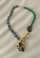 Einzelstück - stilvolle und edle Modeschmuck Kette, 50cm