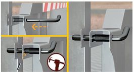 Federriegel-Set - Anhängerklappen-Federriegel