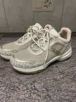 Michael Kors Sneaker weiss gold glitzernd 