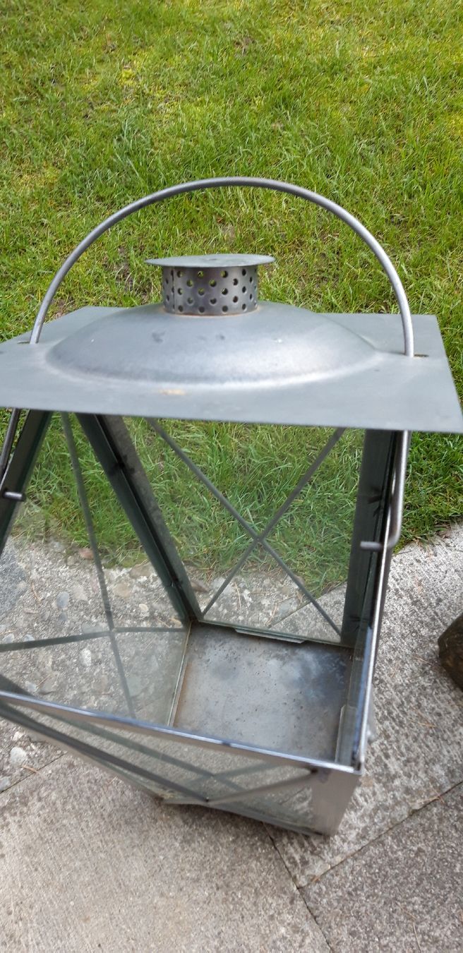 Lanterne: Laterne mit Glas, Indoor/Outdoor – Usato da Neuenhof venduto da elRey123 3