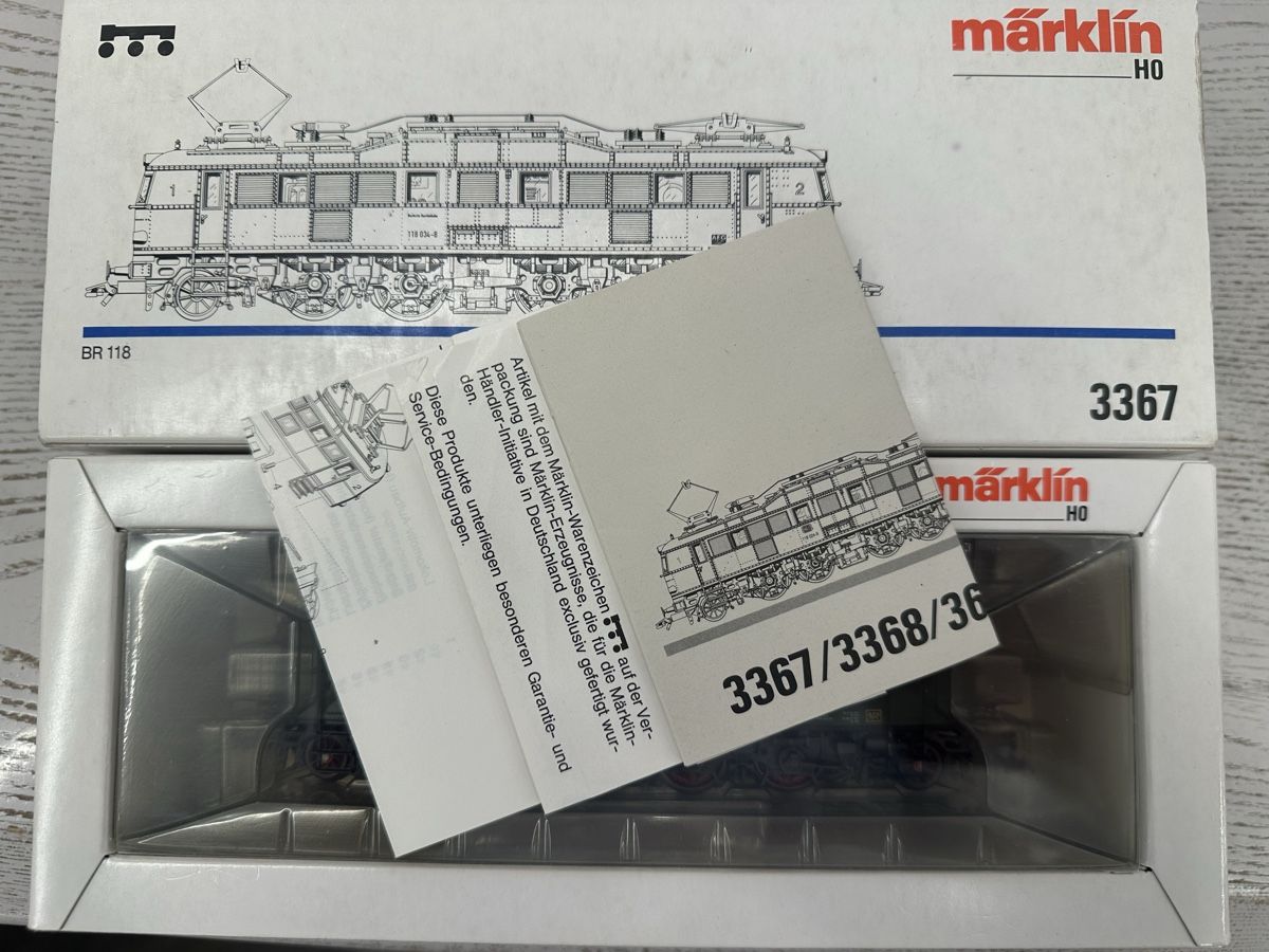 Märklin Modellini di ferrovie: Märklin 3367 DB BR 118 – Usato da Lupsingen venduto da New-Haven 5