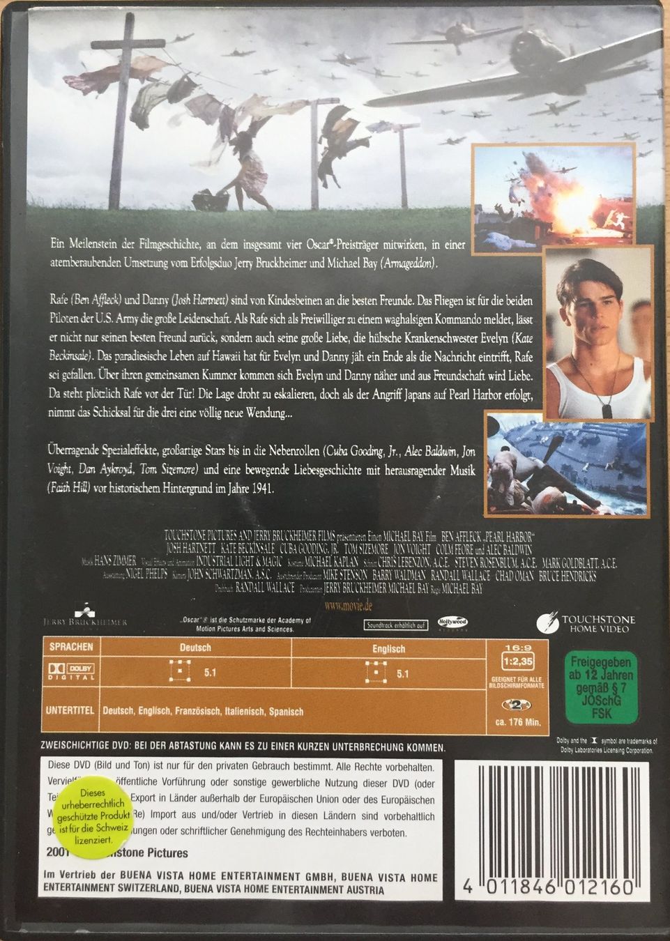 Tutti i DVDs: DVD  -  Pearl Harbor – Usato da Leimbach TG venduto da easydiver87 1