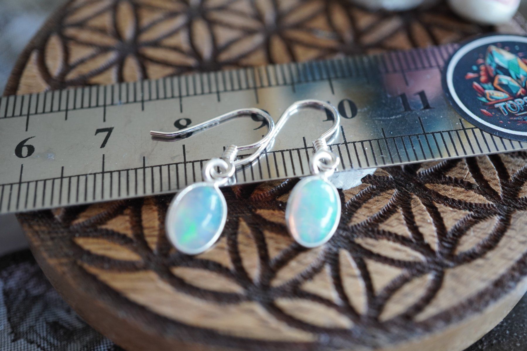 Orecchini pendenti & Orecchini a lobo: Ohr  Hänger Aus Opal mit Silber Edel – Nuovo e nell'imballaggio originale da Eschenbach SG venduto da topstone 2