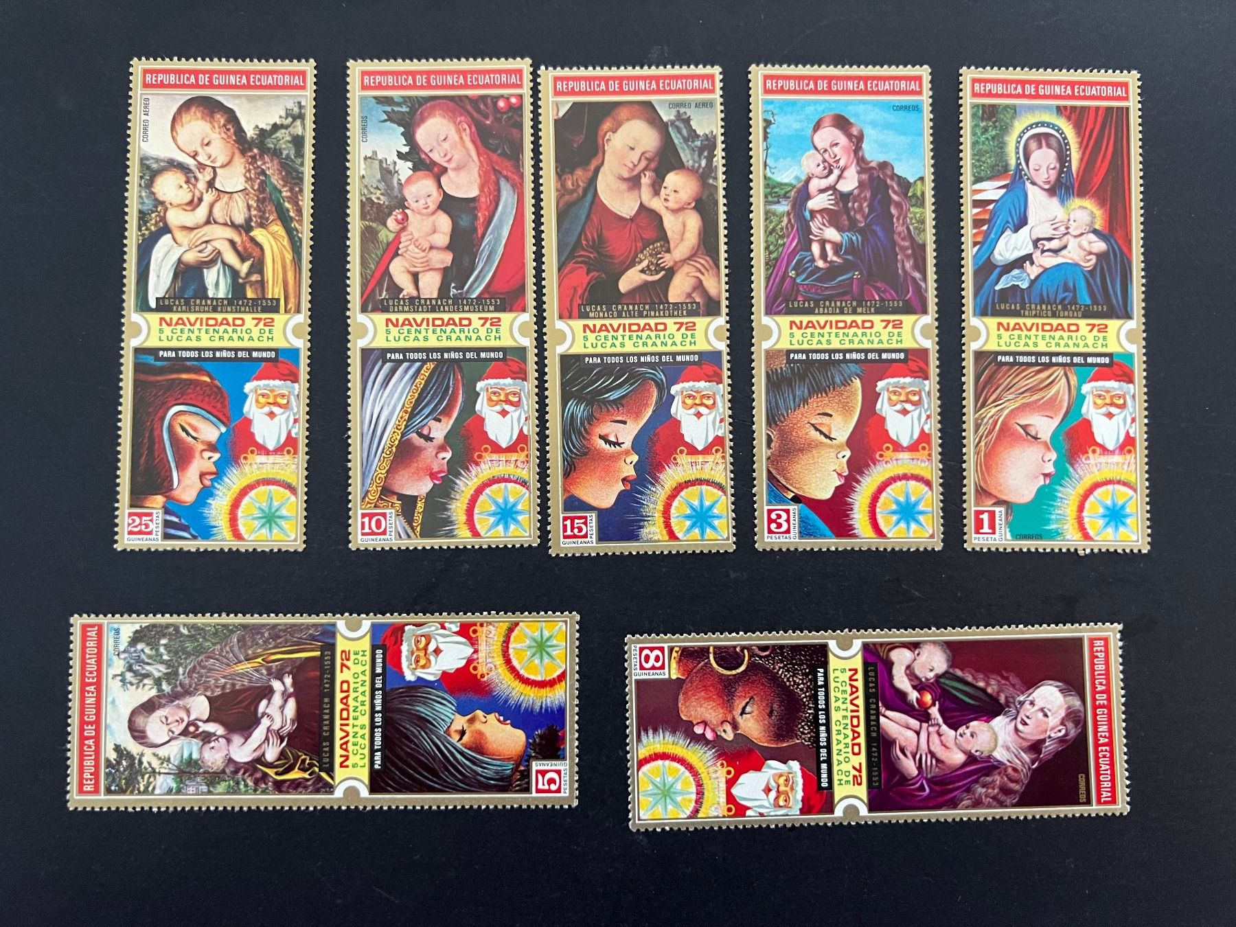 Tutti i francobolli: Guinea Navida 1972 ** (D874) – Usato da Hinwil venduto da Sidi4