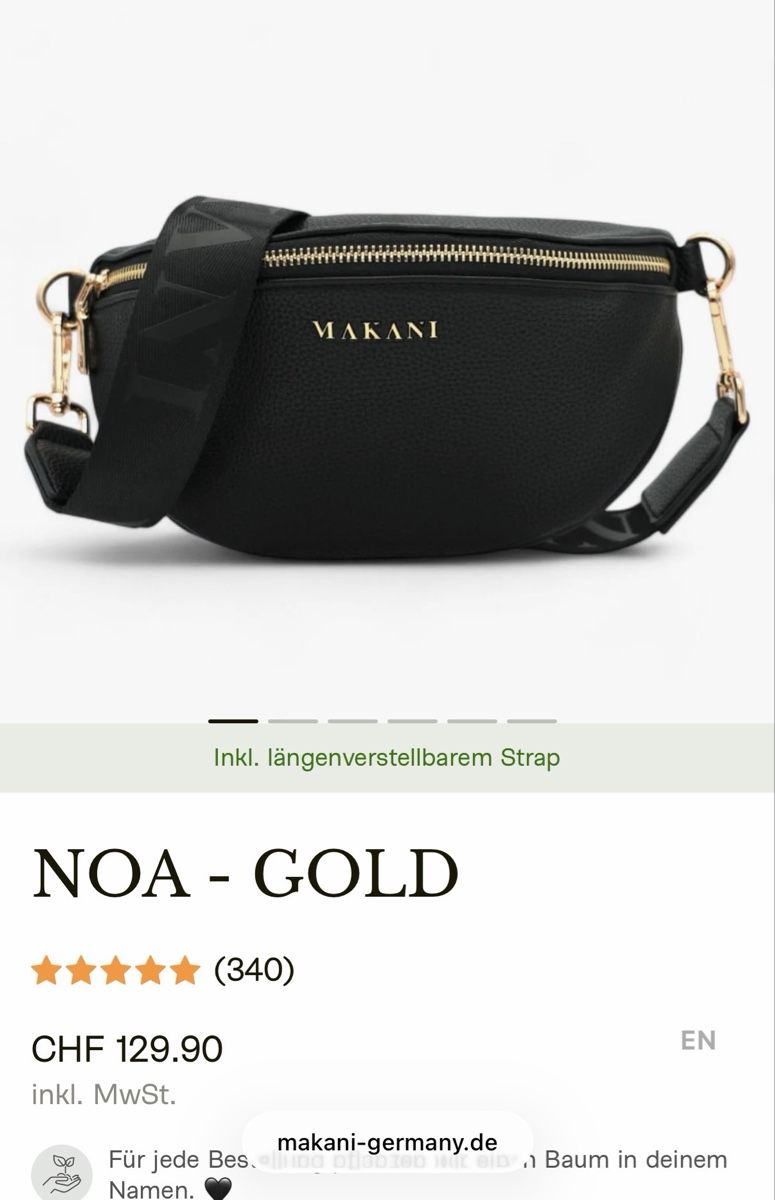 Taschen für Damen: Makani Tasche schwarz neu – Neu (gemäss Beschreibung) aus Oberkirch LU von cor_y13