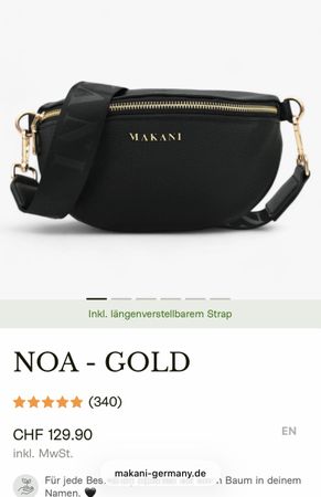 Makani Tasche schwarz neu