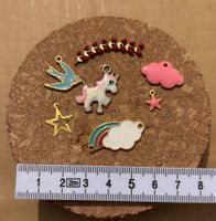 Anhängerli (Charms) Einhorn und Co. - Set Lot