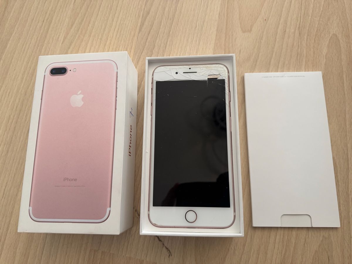 Apple Telefoni cellulari / Smartphones: iPhone 7 Plus Rosegold mit Schaden 256GB mit OVP – Usato da Fehraltorf venduto da flo0606