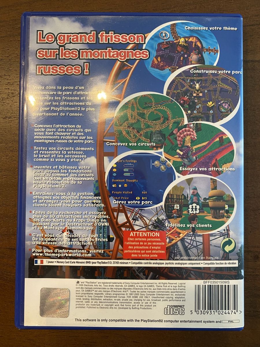 Giochi: Theme Park World für PS2 – Usato da Thunstetten venduto da Virus_33 2