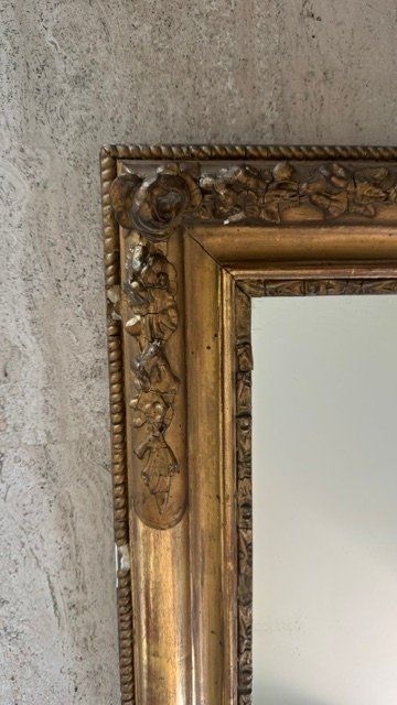 Specchi: STUPENDO SPECCHIO D EPOCA CON CORNICE DORATA – Usato da Davesco-Soragno venduto da kappas 6