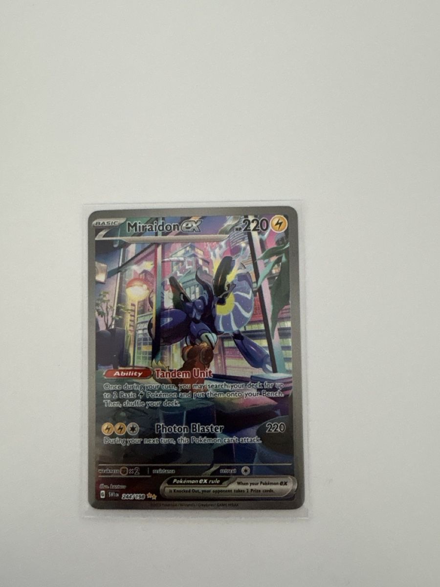 Pokémon Carte collezionabili: Miradon EX 244/198 Englisch – Nuovo (secondo la descrizione) da Wettingen venduto da Dario914