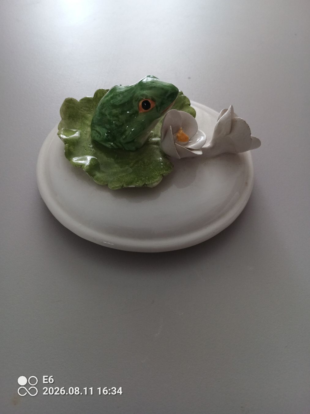 Zuckerdosen: Keramikdose mit Frosch – Gebraucht aus Zürich von Mitzi6 3