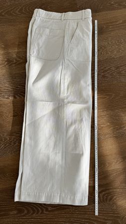 Pantalone largo Weekend MaxMara beige 36 S/M estivi elegan