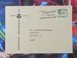 CL33 Enveloppe + Timbre Suisse 1959