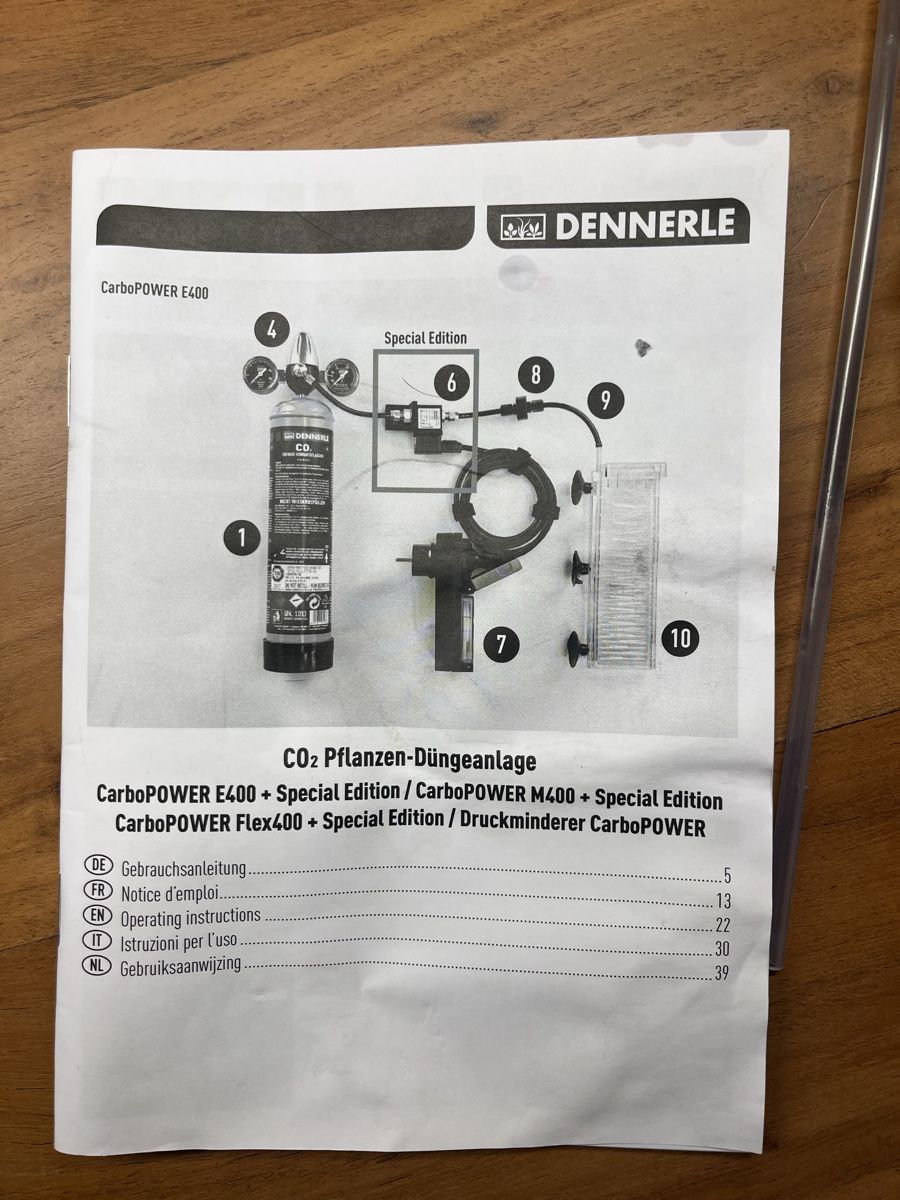Spandiconcime: Dennerle CO2-Pflanzendüngeanlage – Usato da Wauwil venduto da tna 3