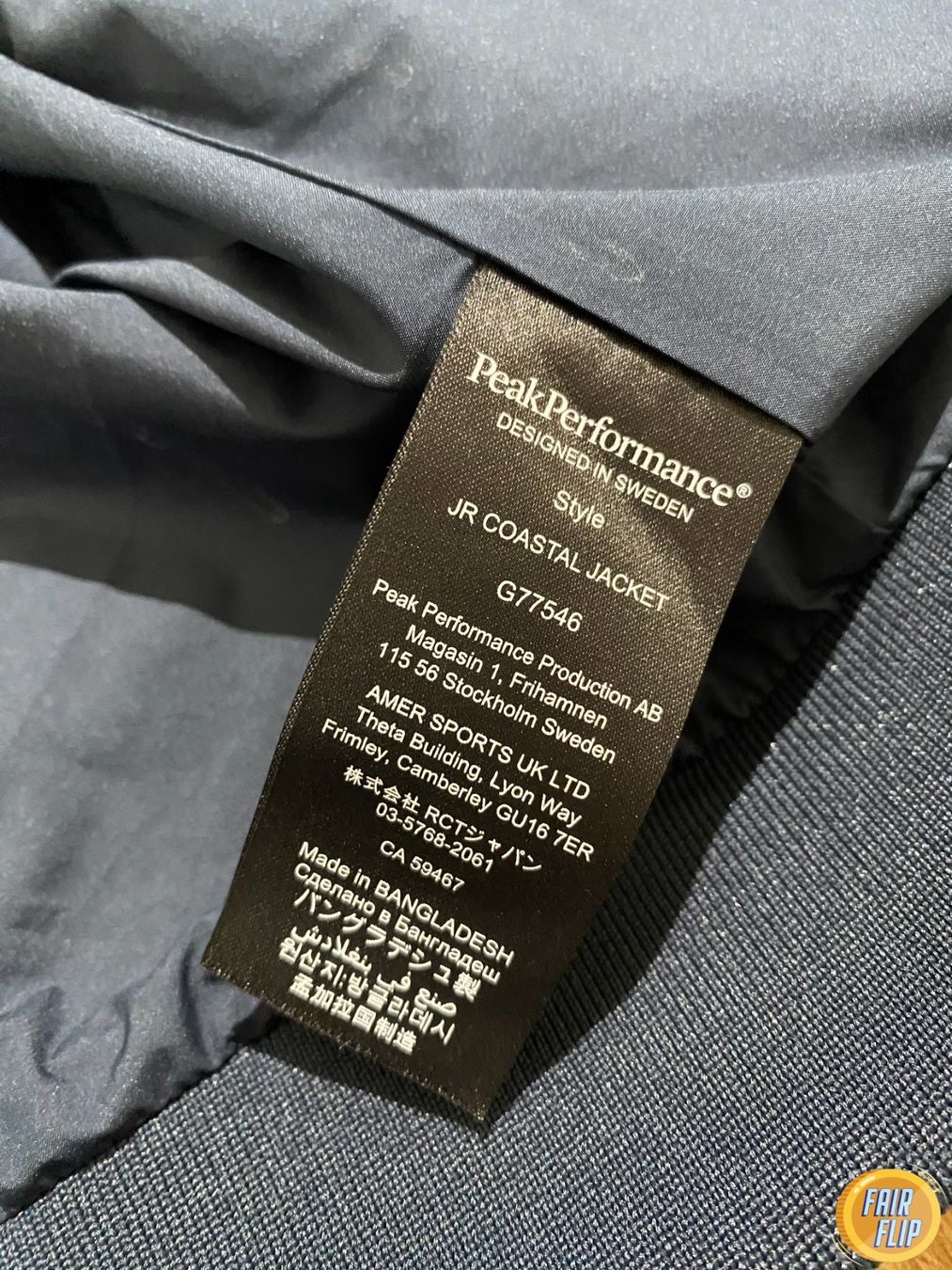 Peak Performance Giacche & Cappotti: Peak Performance JR Coastal Jacket Gr. 160 – Usato da Luzern venduto da fairflip 3