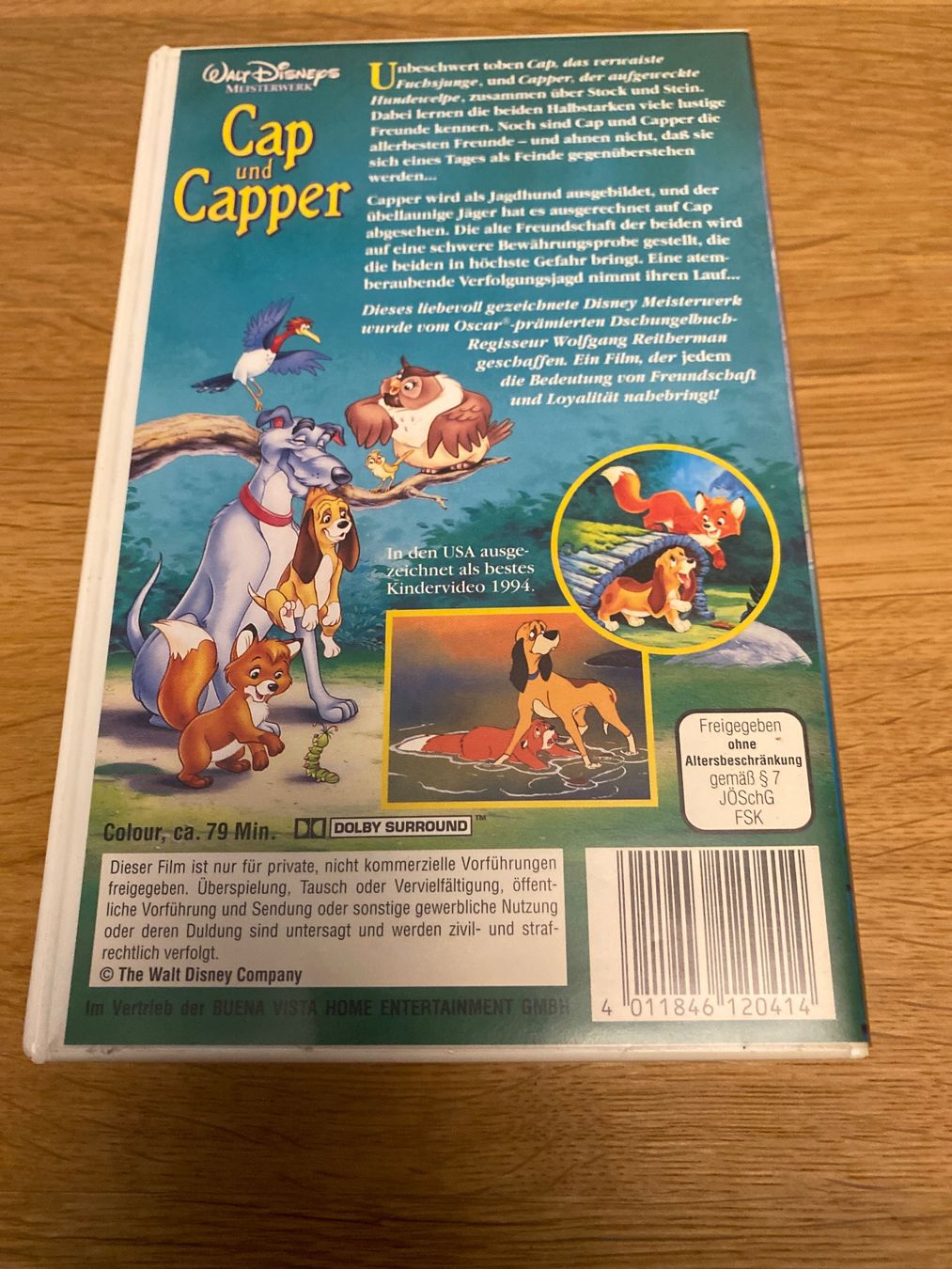Tutti i VHS: Cap und Capper VHS Kassette - Disney Klassiker Herbst – Usato da Fürigen venduto da Barbi19 1