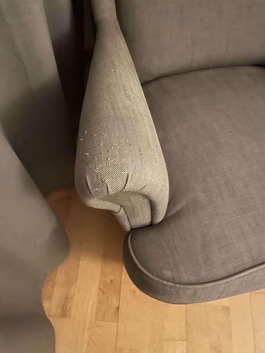 Ikea Poltrone: IKEA STRANDMON Fauteuil confortable gris – Usato da Sierre venduto da Ruyfigas 4