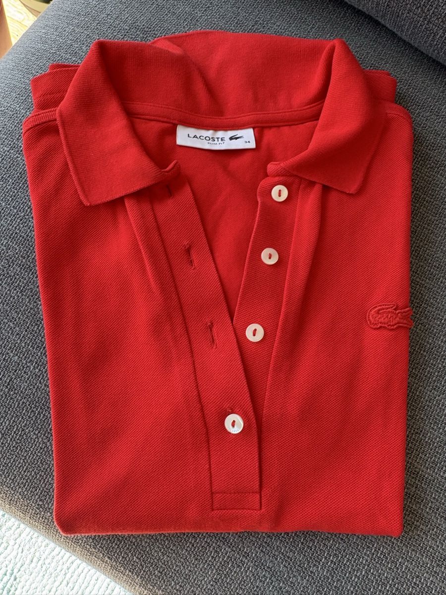 Lacoste T-Shirts: T-shirt Polo Lacoste rouge – Gebraucht aus Jongny von Rivierach 2