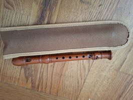Blockflöte Holz mit Tasche guter Zustand