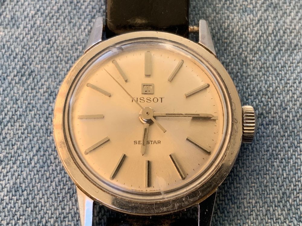 Vintage Tissot Seastar Handaufzug Uhr Läuft | Kaufen Auf Ricardo