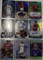 Topps Chrome, Merlin, MLS, Cards Set. Auto & Nr.