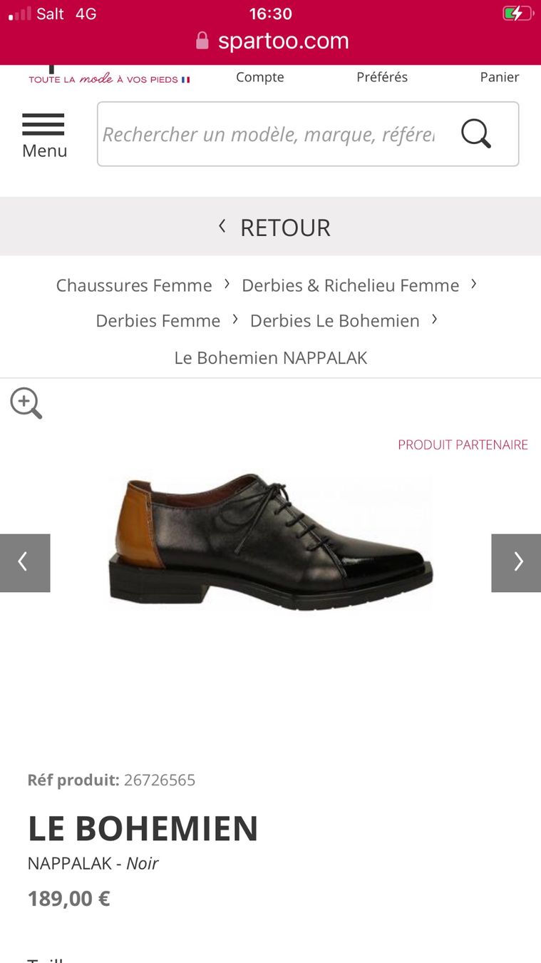 Scarpe da donna: Chaussures à lacets LE BOHÉMIEN, taille 37, cuir – Nuovo e nell'imballaggio originale da Morges venduto da sandy069 7