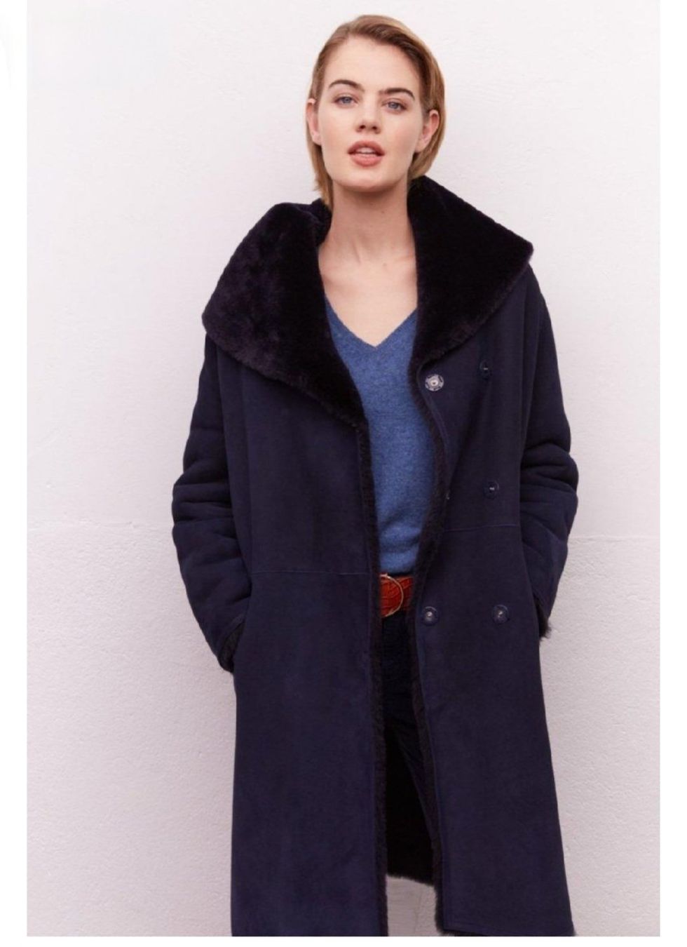 Gérard Darel Cappotti: Gerard Darel Lammfell Wendemantel / Reversible Sherling Coat – Nuovo e nell'imballaggio originale da Zürich venduto da Nala2811 3