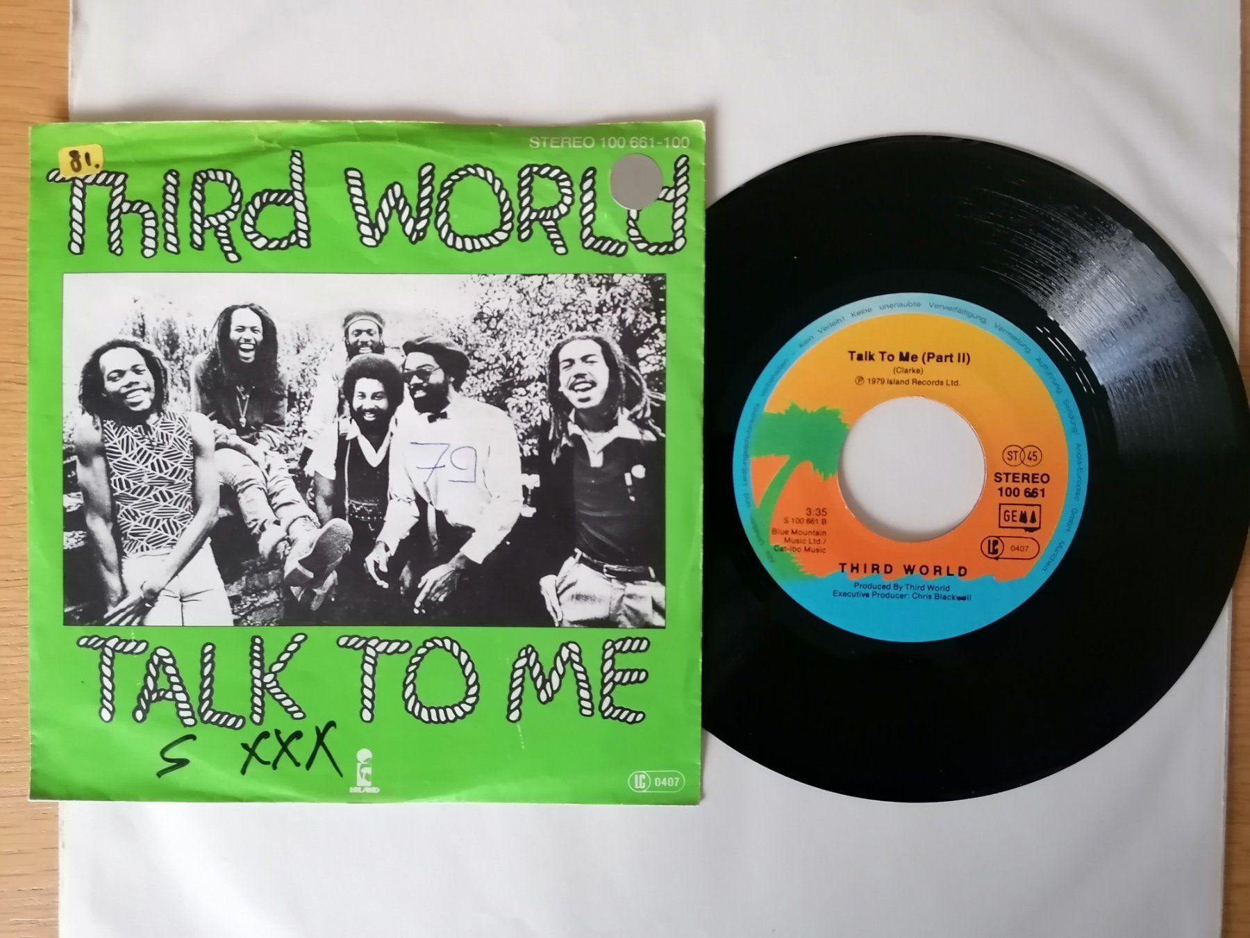 Dischi in vinile: Third World - Talk To Me Single - – Usato da Beinwil am See venduto da Funkthesizer 1