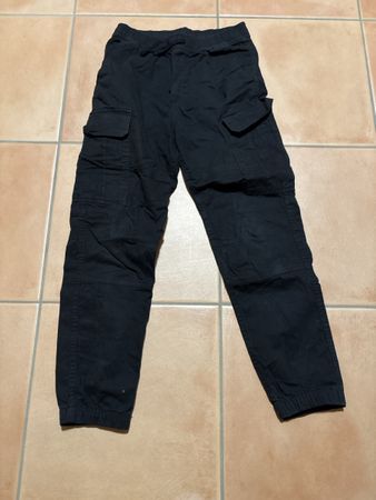 Pantalon cargo H&M noir taille 152 bon état