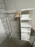 Kleiderstange mit Hängeregal weiss IKEA