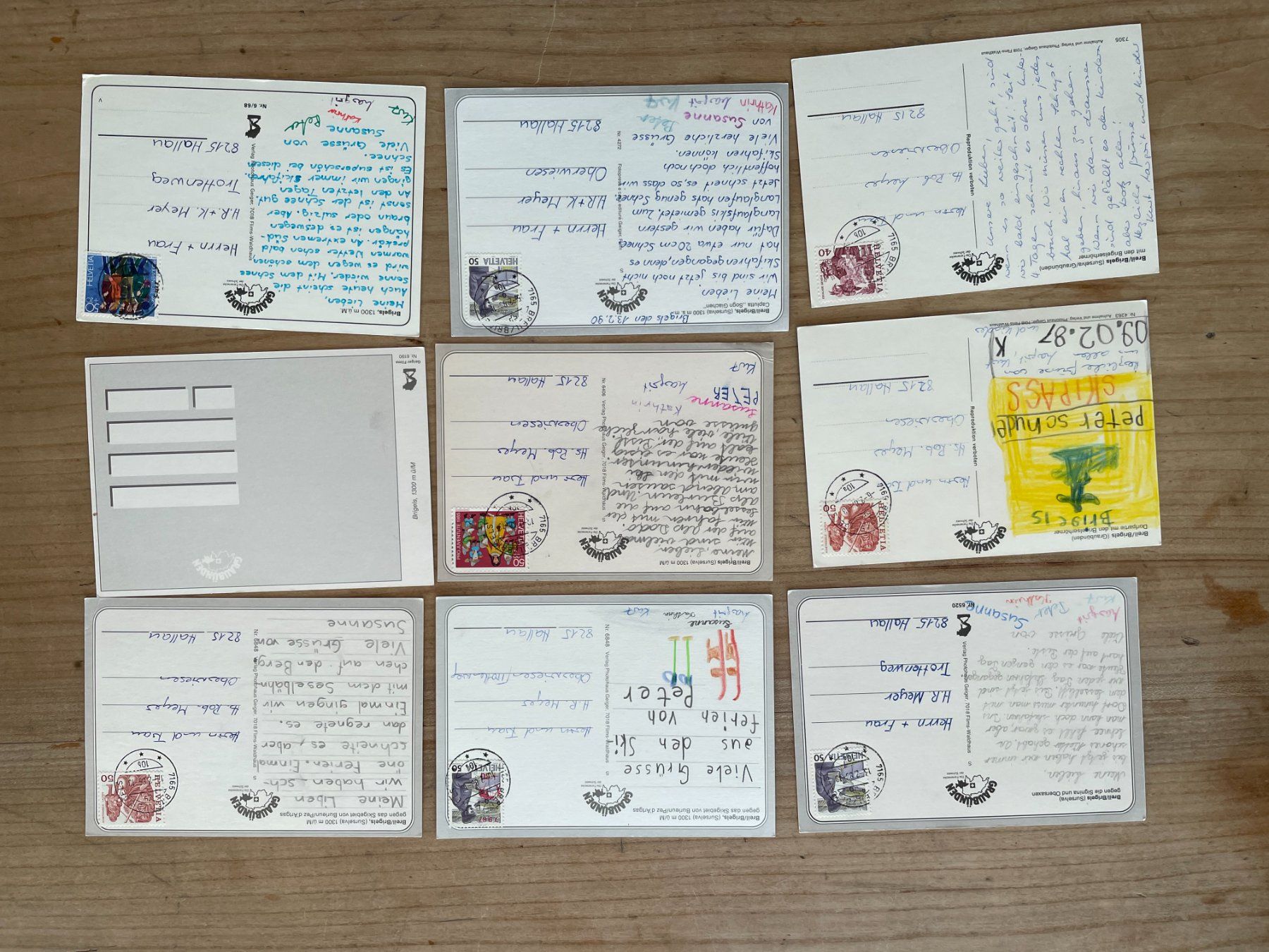 Cartes postales: AK GR 9 Ansichtskarten von Breil / Brigels – D'occasion à Thal par Danny82 1