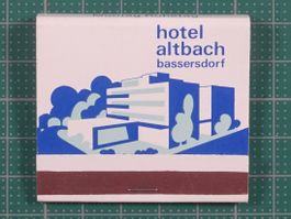 Bassersdorf, Hotel Altbach, alte Zündhölzer (vollständig)
