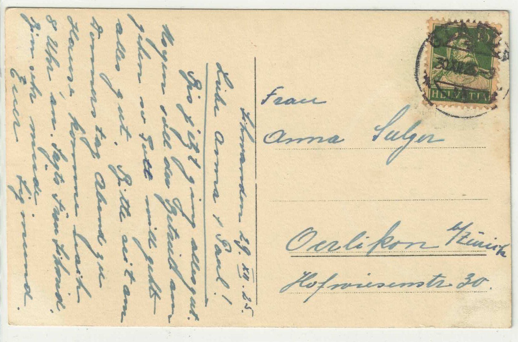 Cartoline postali: Schwanden GL - Bahnhof – Usato da Ettingen venduto da Kartenplanet 1
