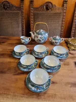 Japan Teeservice 15-tlg. – Grün Gold feines Porzellan