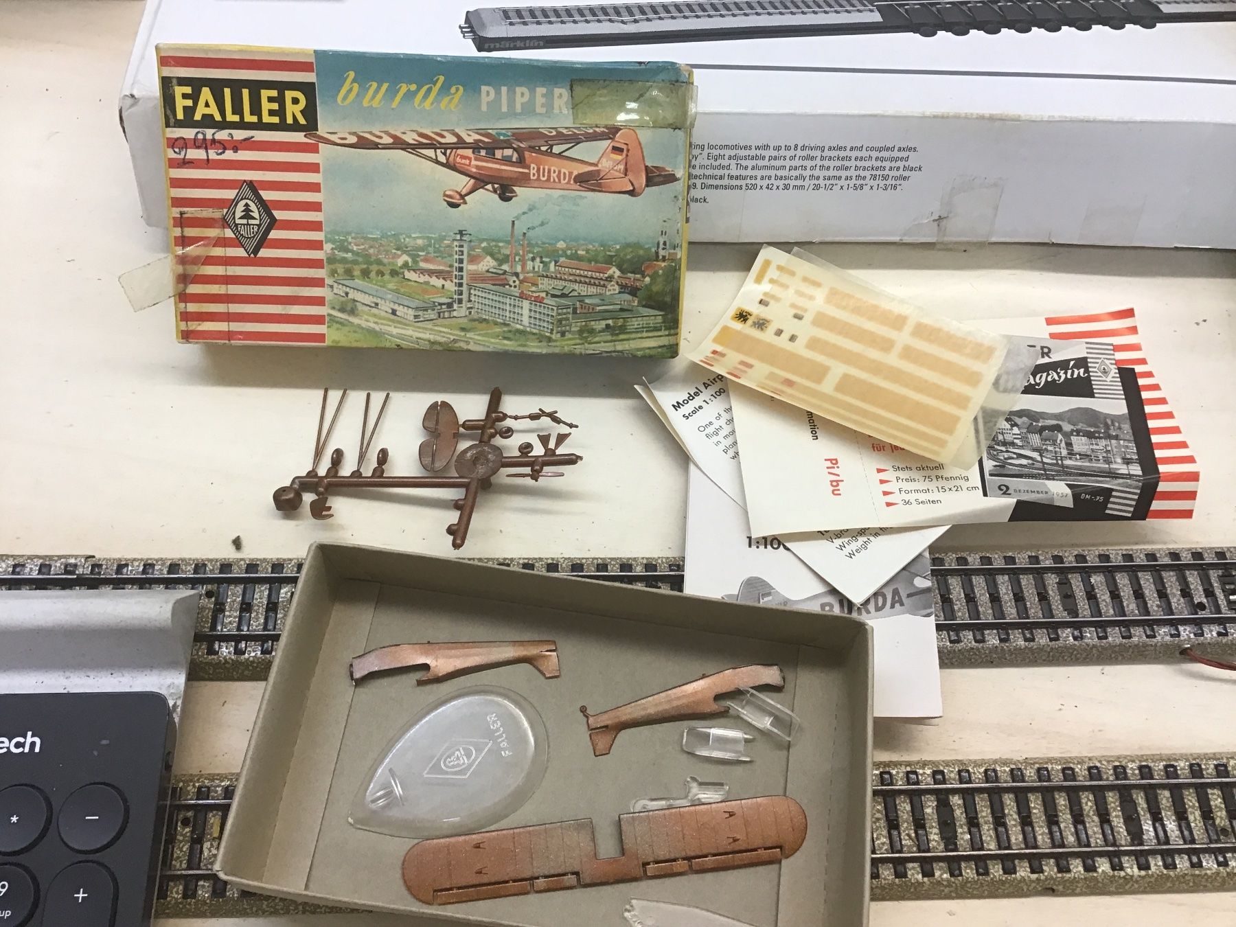 Faller Kit di modellismo & Modellini statici: Faller Burda Piper Bausatz - Vintage Modellflugzeug Top! – Nuovo (secondo la descrizione) da Männedorf venduto da Spezial-Modelle 1