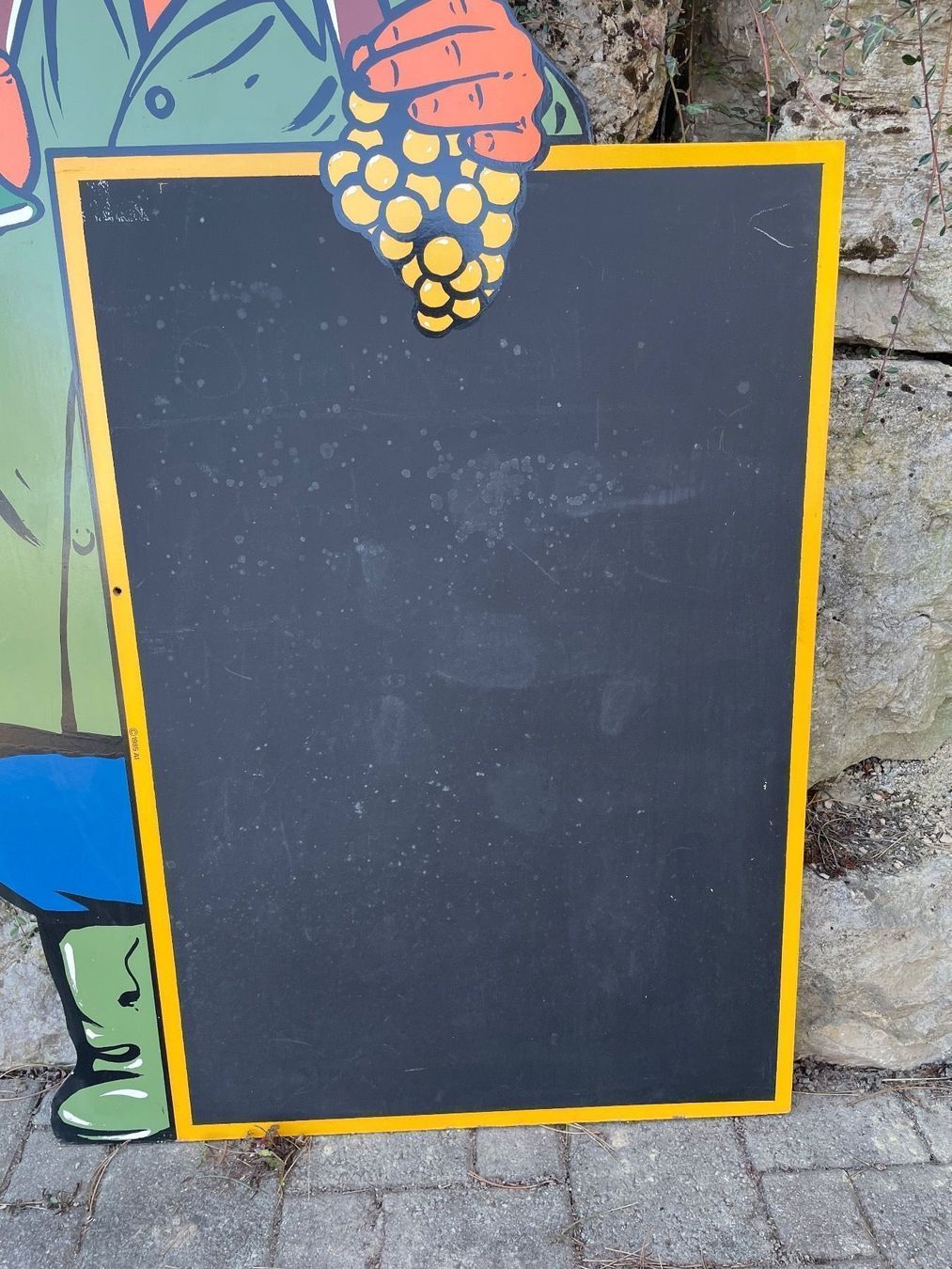 Lavagne: Grand Panneau Tableau Noir Vigneron 1985 – Usato da Vallamand venduto da Bricbracbroc82 6