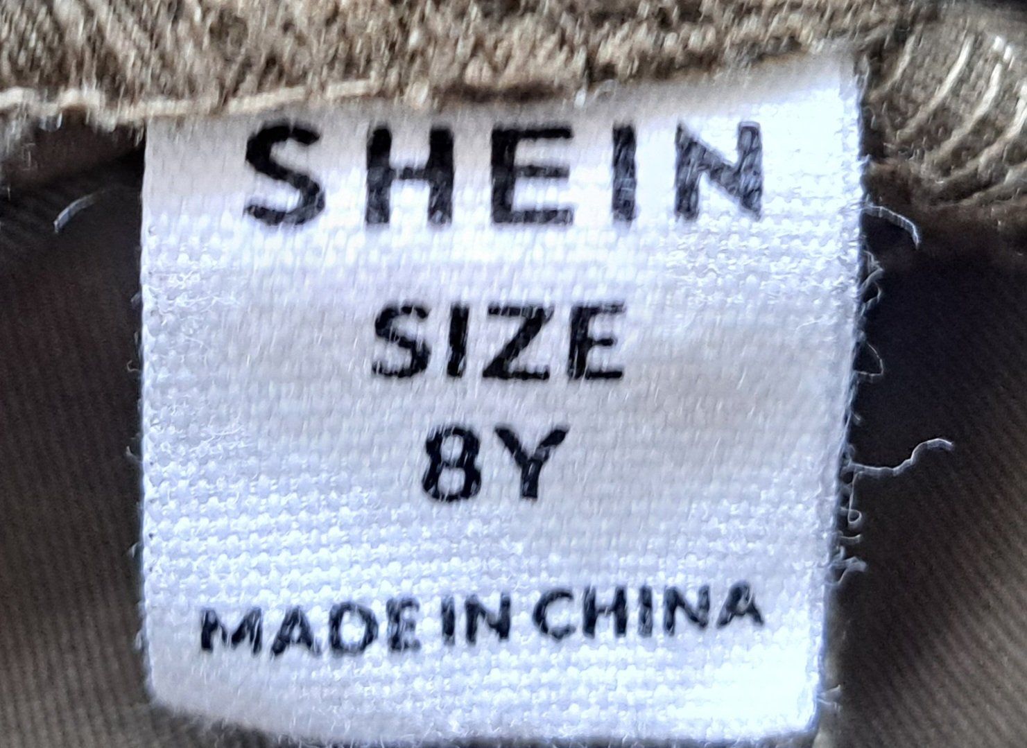 Shein Pantaloni: SHEIN Cargohose in Khaki, Grösse 134 – Usato da Gysenstein venduto da joshuas81 4