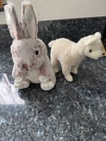 2 Plüschtiere Hase und alpaca neu