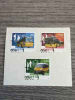 Briefmarken Postauto Schweiz 3er Block gute Zusta