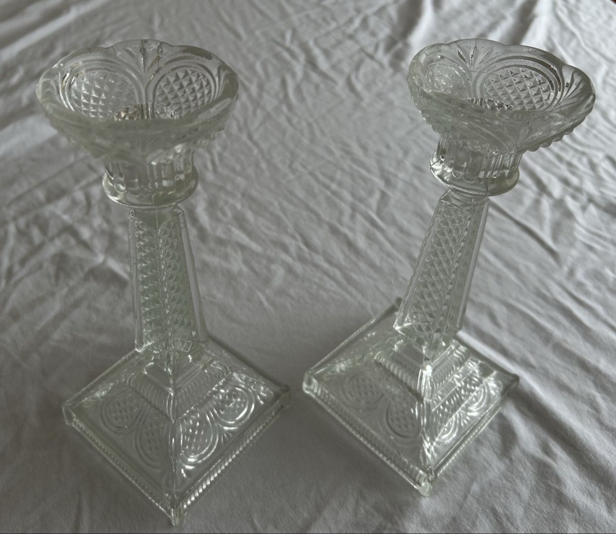 Bougeoirs: Art Deco Glaskerzenständer – D'occasion à Stallikon par hgrof16